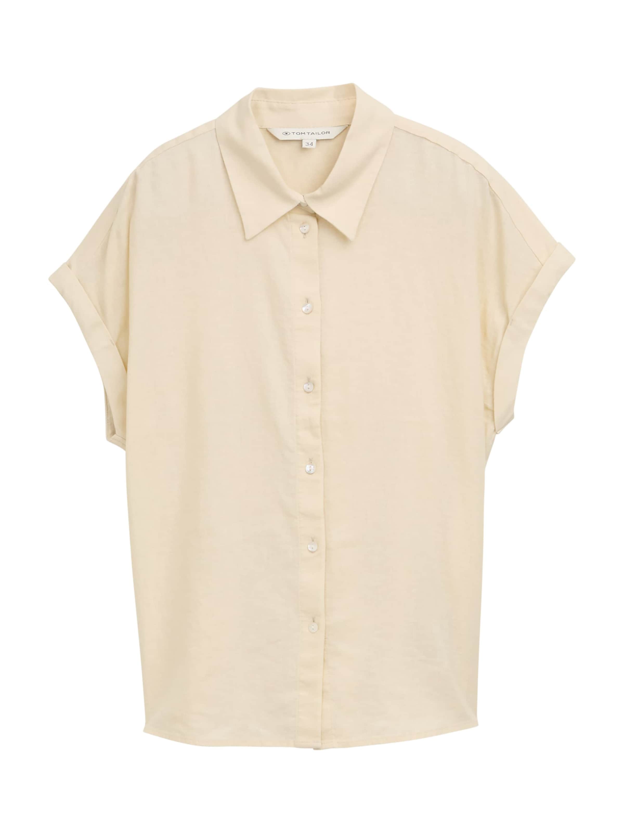 TOM TAILOR Blúzka - Béžová: predná strana