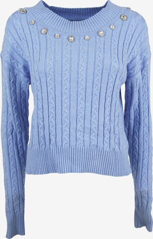 Pullover di Influencer in blu: frontale