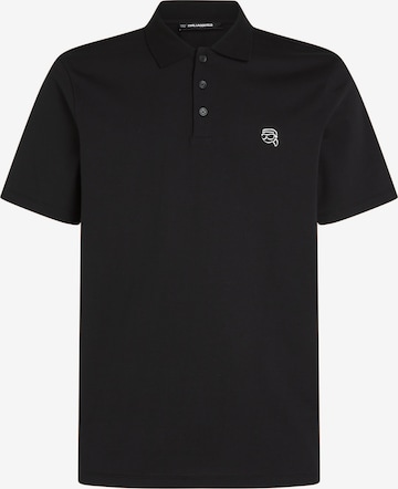 juoda Karl Lagerfeld Marškinėliai 'IKON': priekis