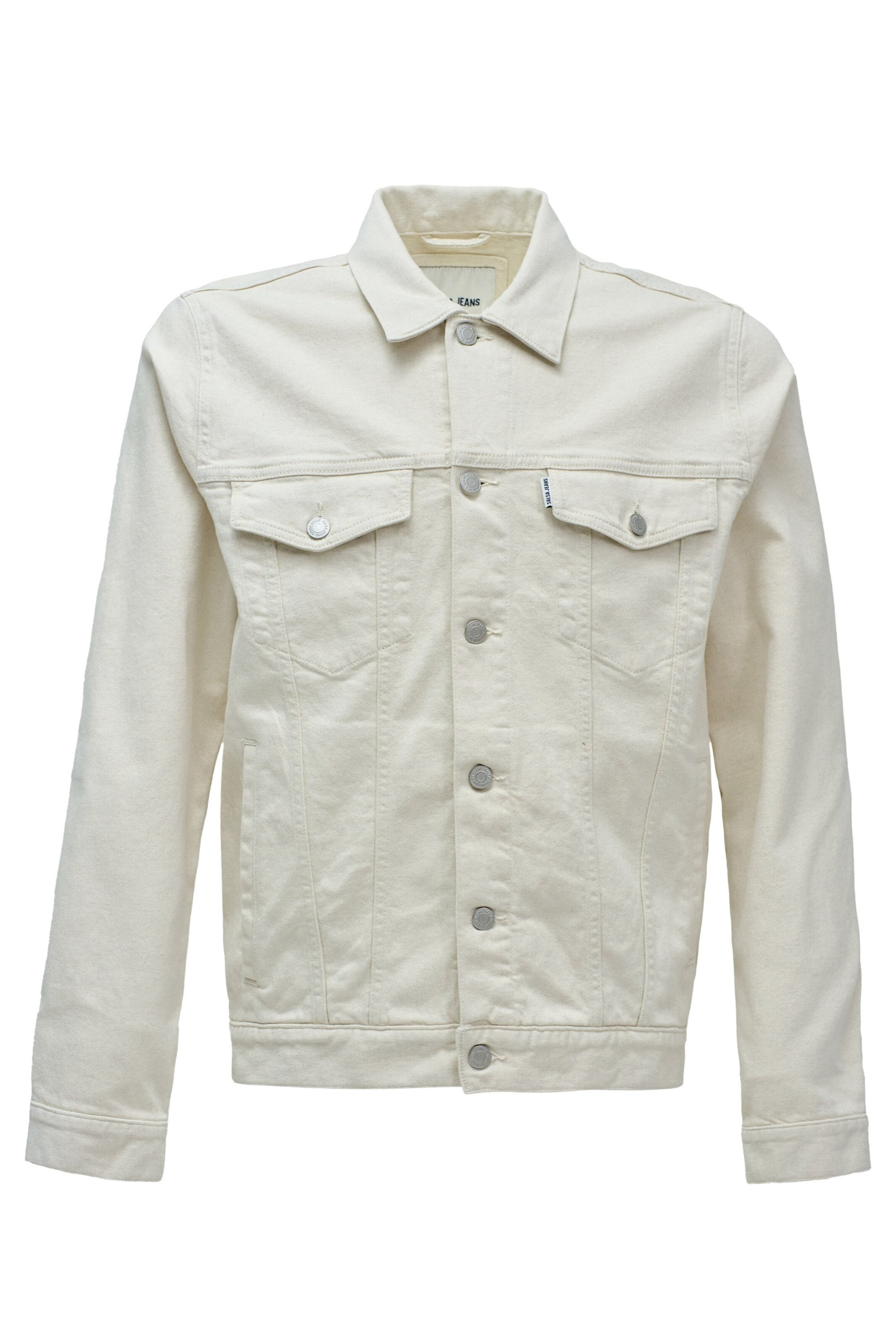 Salsa Jeans Tussenjas in Beige: voorkant