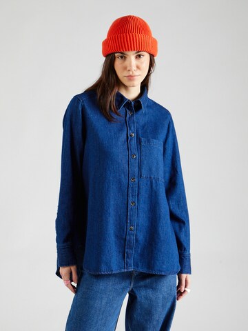 Masai Blouse 'Indiba' in Blauw: voorkant