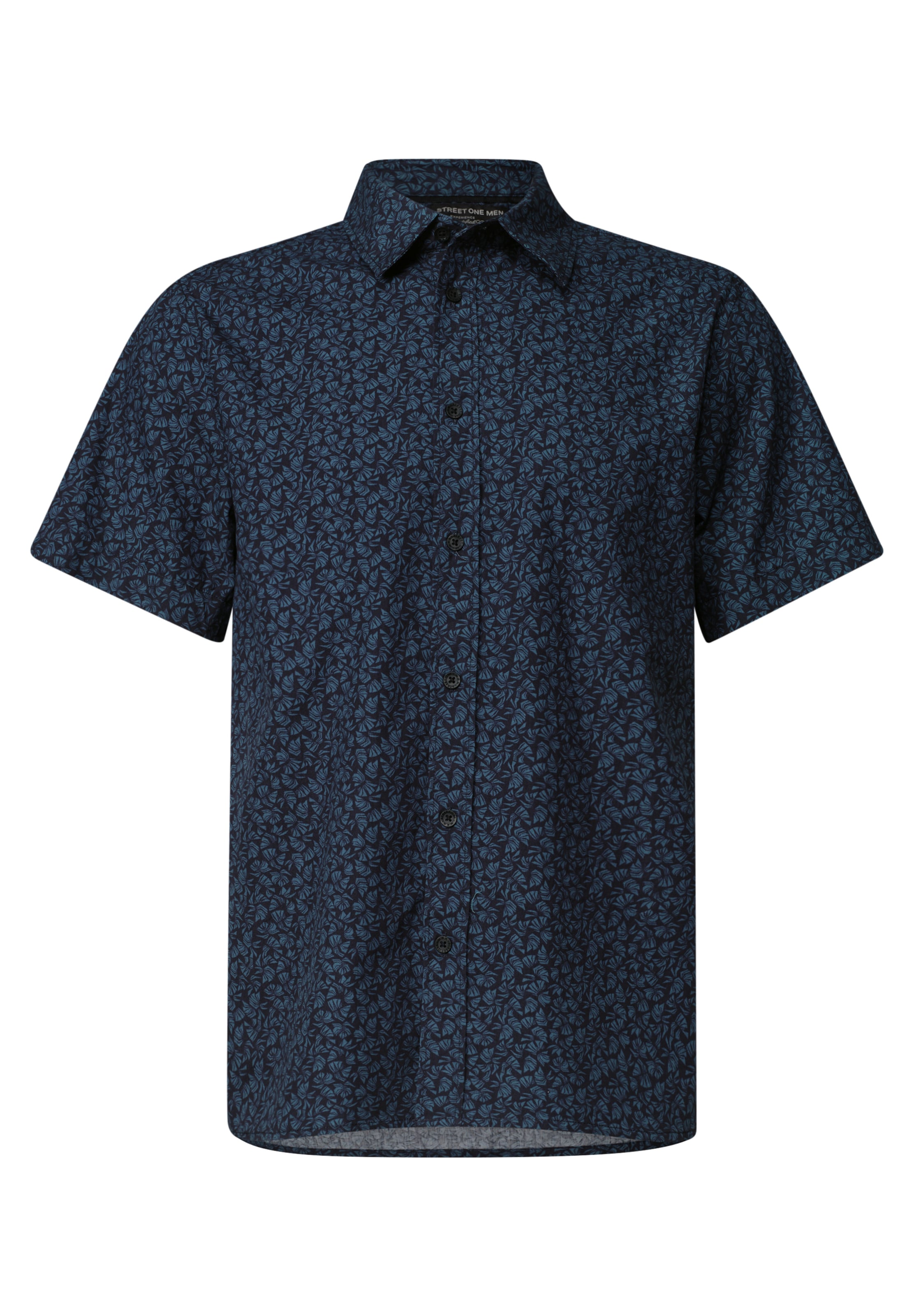 Street One MEN Regular Fit Hemd in Blau: Vorderseite