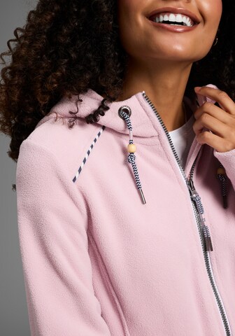 KangaROOS Fleece Jacket in Pink