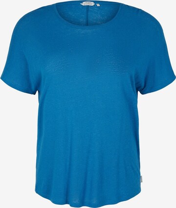 Tom Tailor Women + T-Shirt in Blau: predná strana