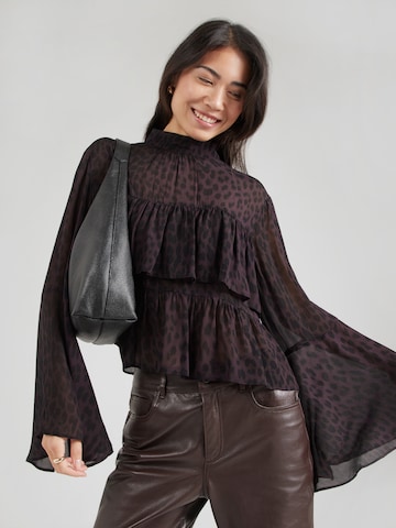 OH APRIL Bluse 'Tessa' in Schwarz: Vorderseite