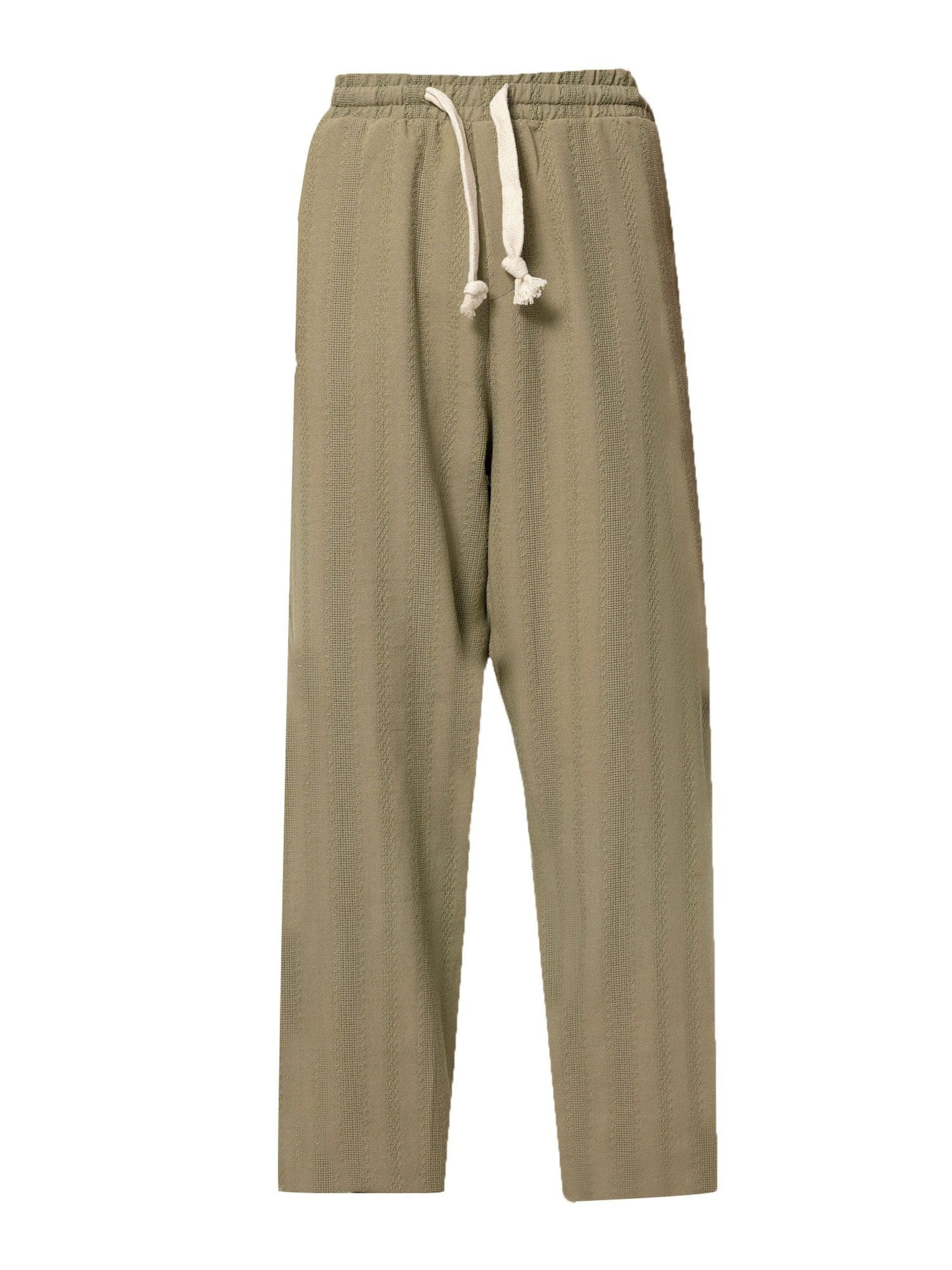 VAMOS CLO Nohavice 'Coreopsis' - Zelená: predná strana