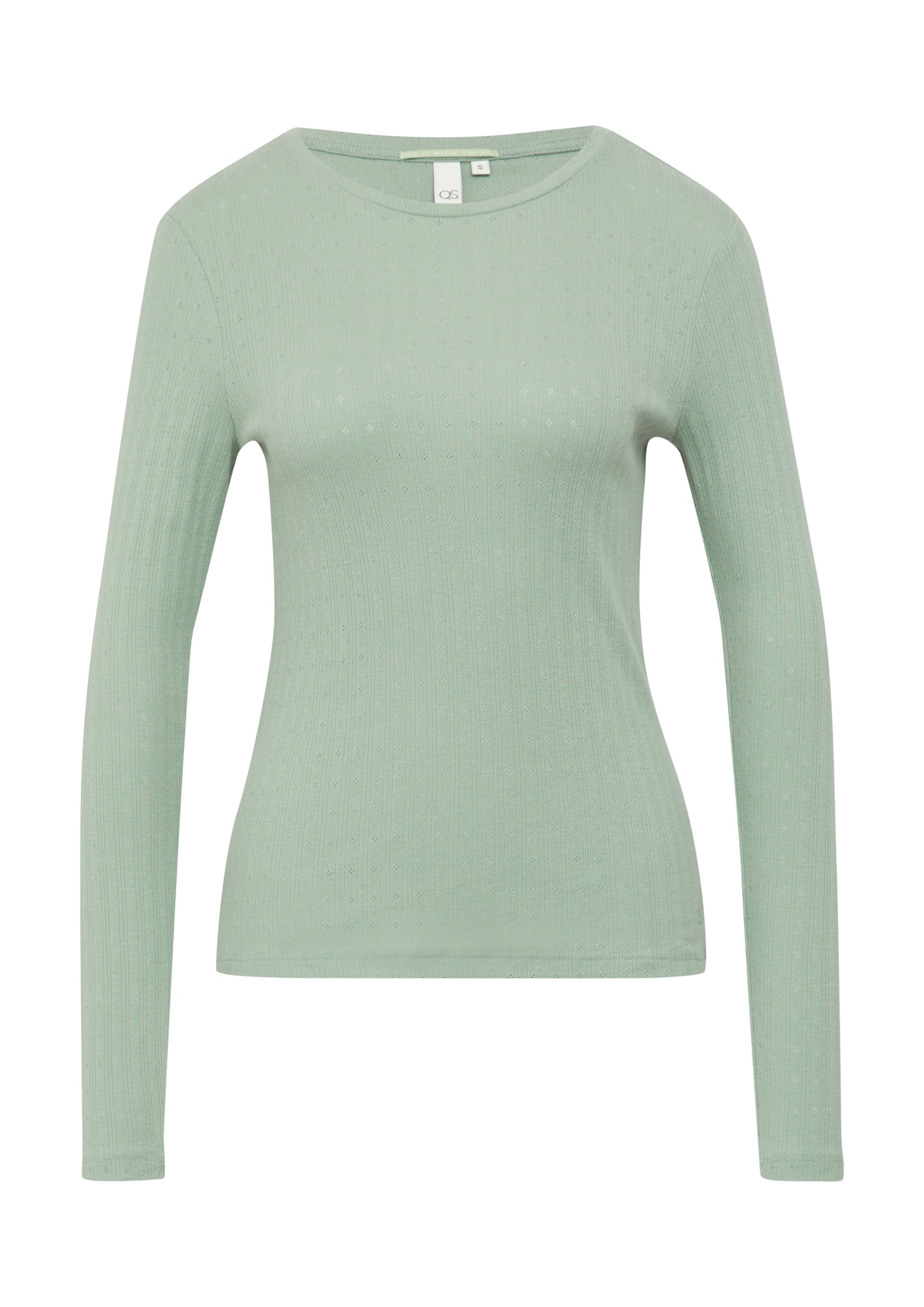 T-shirt QS en vert : devant