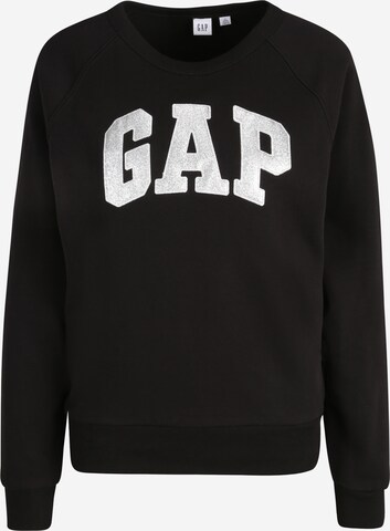 Gap Tall Sweatshirt in Black: front