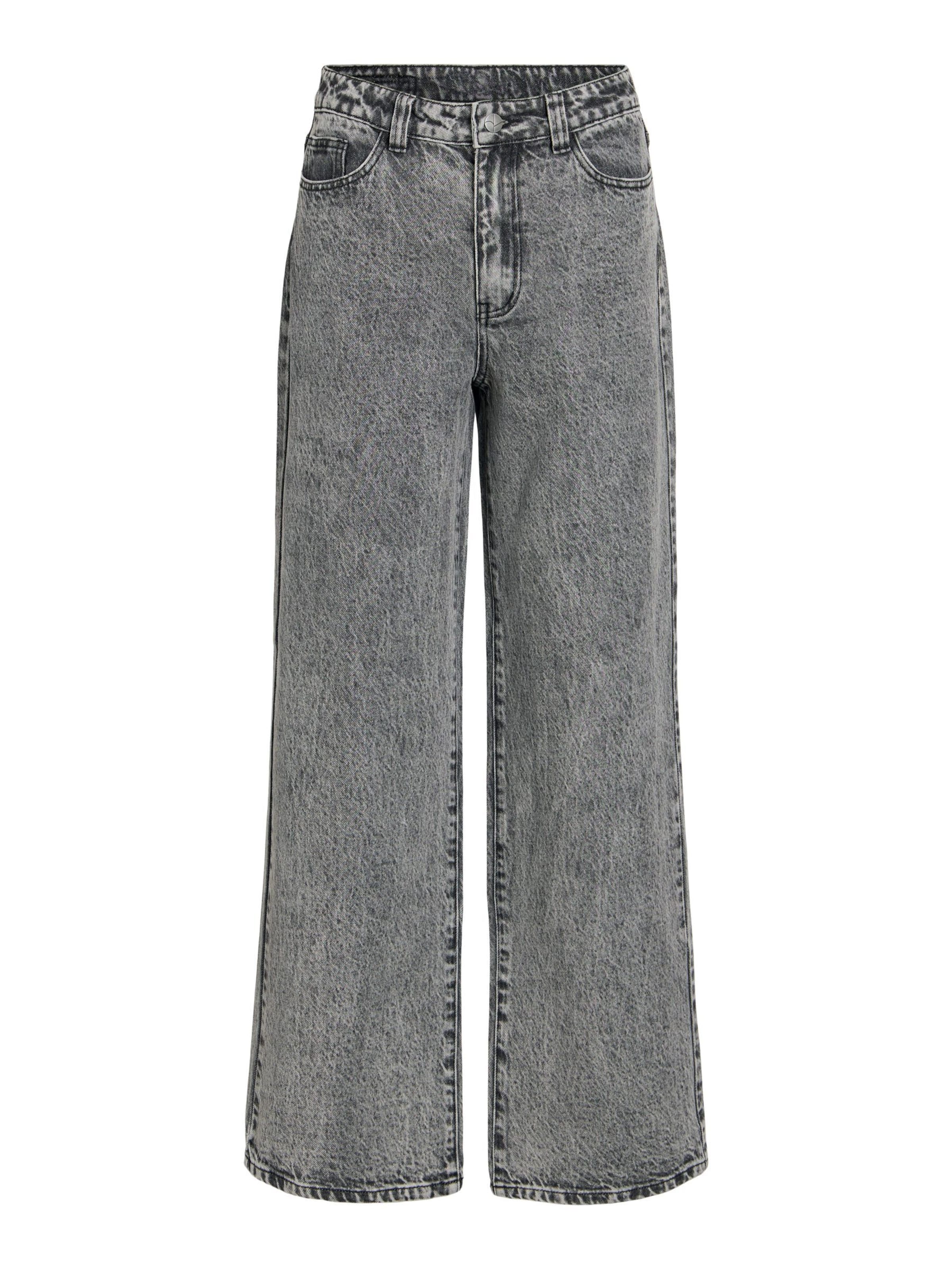 ROUGE EDIT Regular Jeans in Grau: Vorderseite