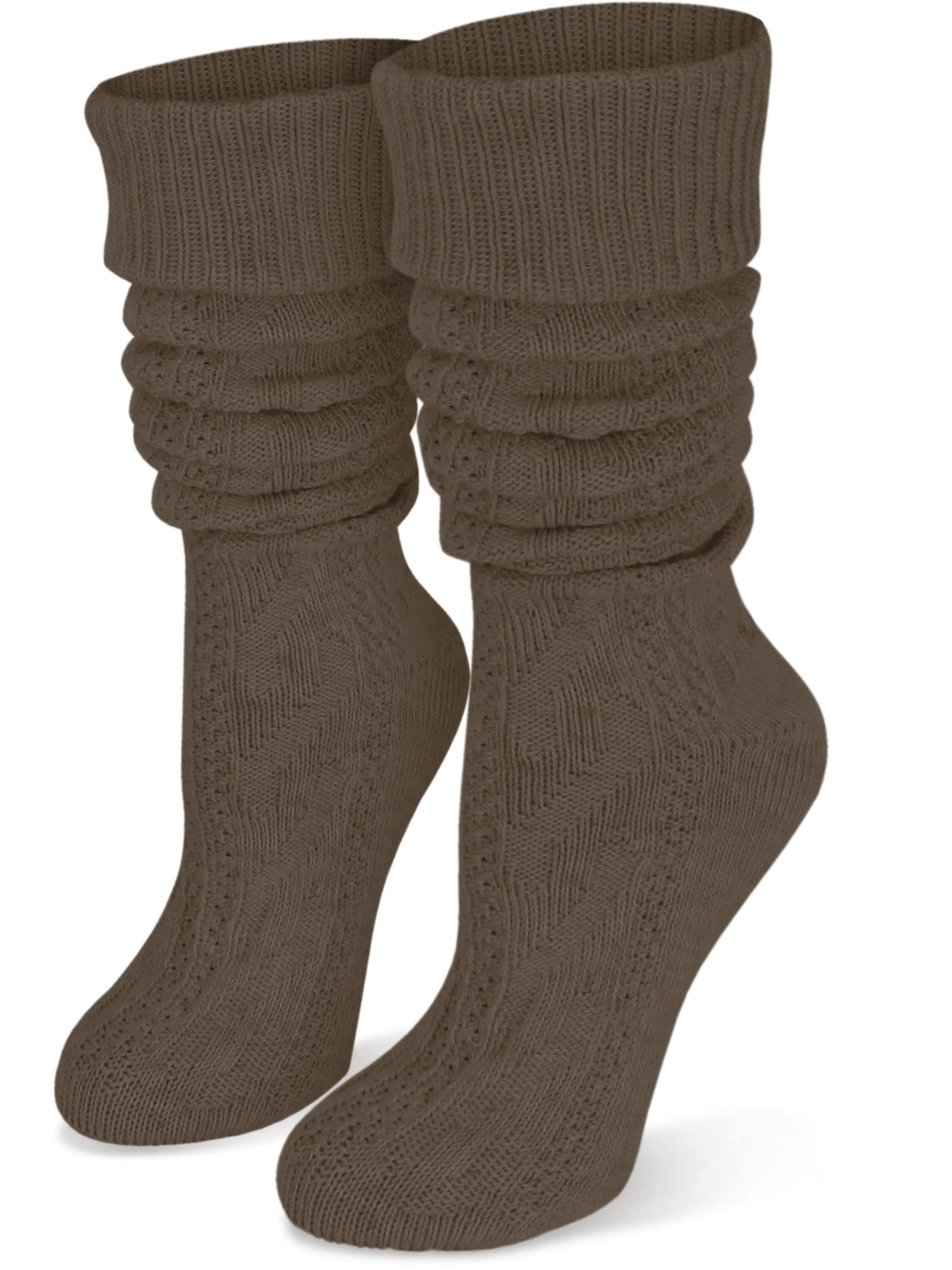 normani - Calcetines tradicionales en marrón