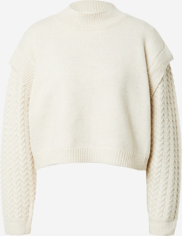 Pullover 'COLTON' di 4th & Reckless in bianco: frontale