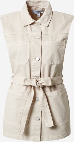 Dorothy Perkins Bodywarmer in Grijs: voorkant