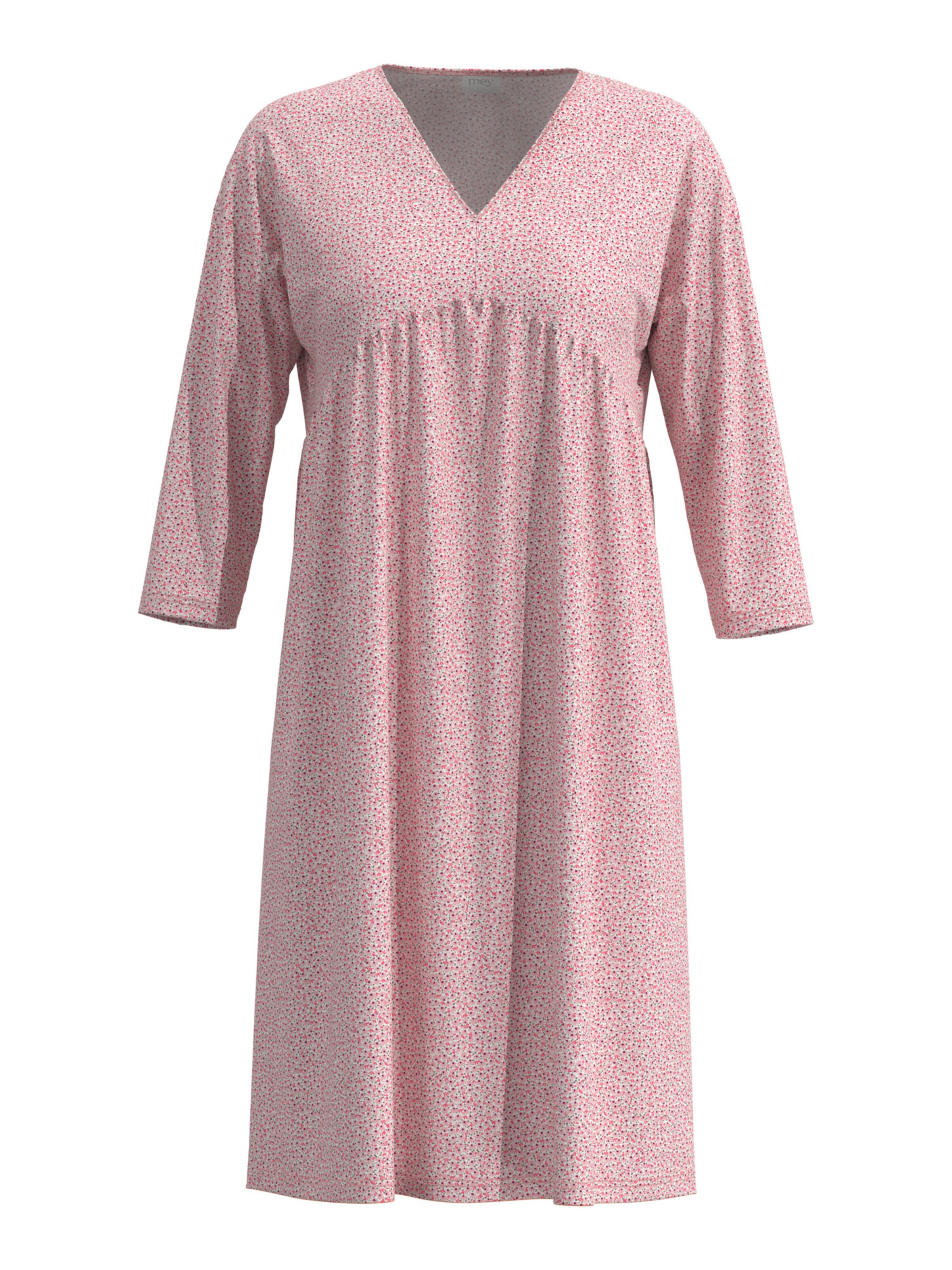 Mey Nachthemd 'Flowerlets' in Roze: voorkant
