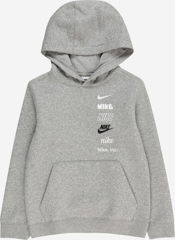 Nike Sportswear Sweatshirt in Grey: front