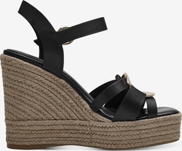 TAMARIS Sandal i svart