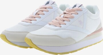 Baskets basses U.S. POLO ASSN. en blanc