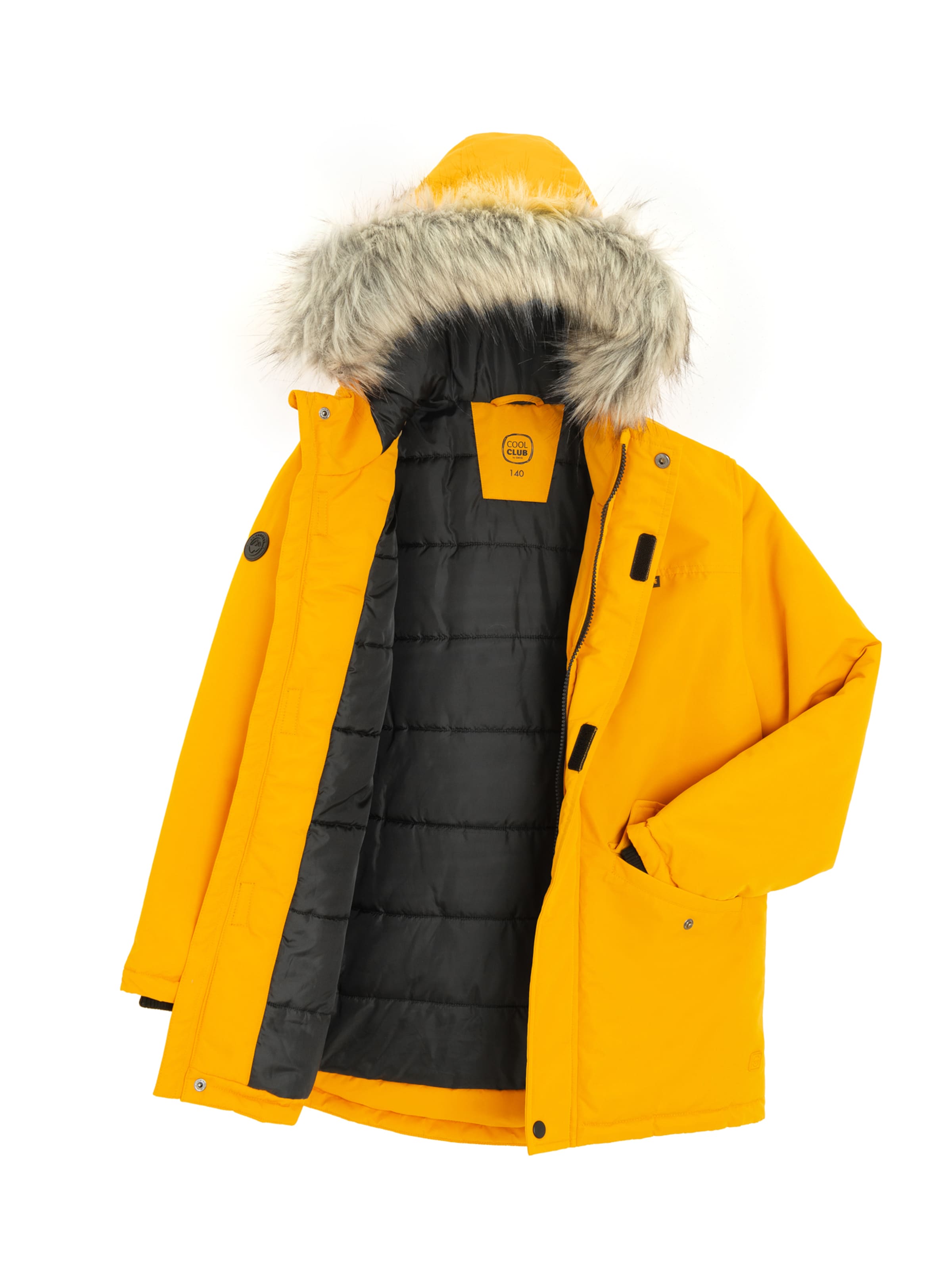 Cool Club Демисезонная куртка в Желтый: спереди