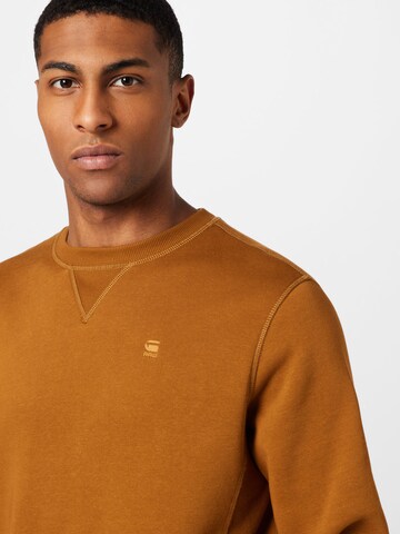 G-Star RAW Sweatshirt 'Premium core' in Brown