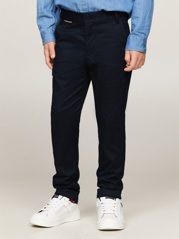 TOMMY HILFIGER Slimfit Broek in Blauw: voorkant