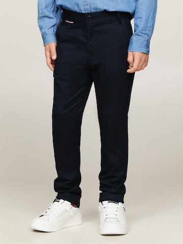 Coupe slim Pantalon TOMMY HILFIGER en bleu : devant
