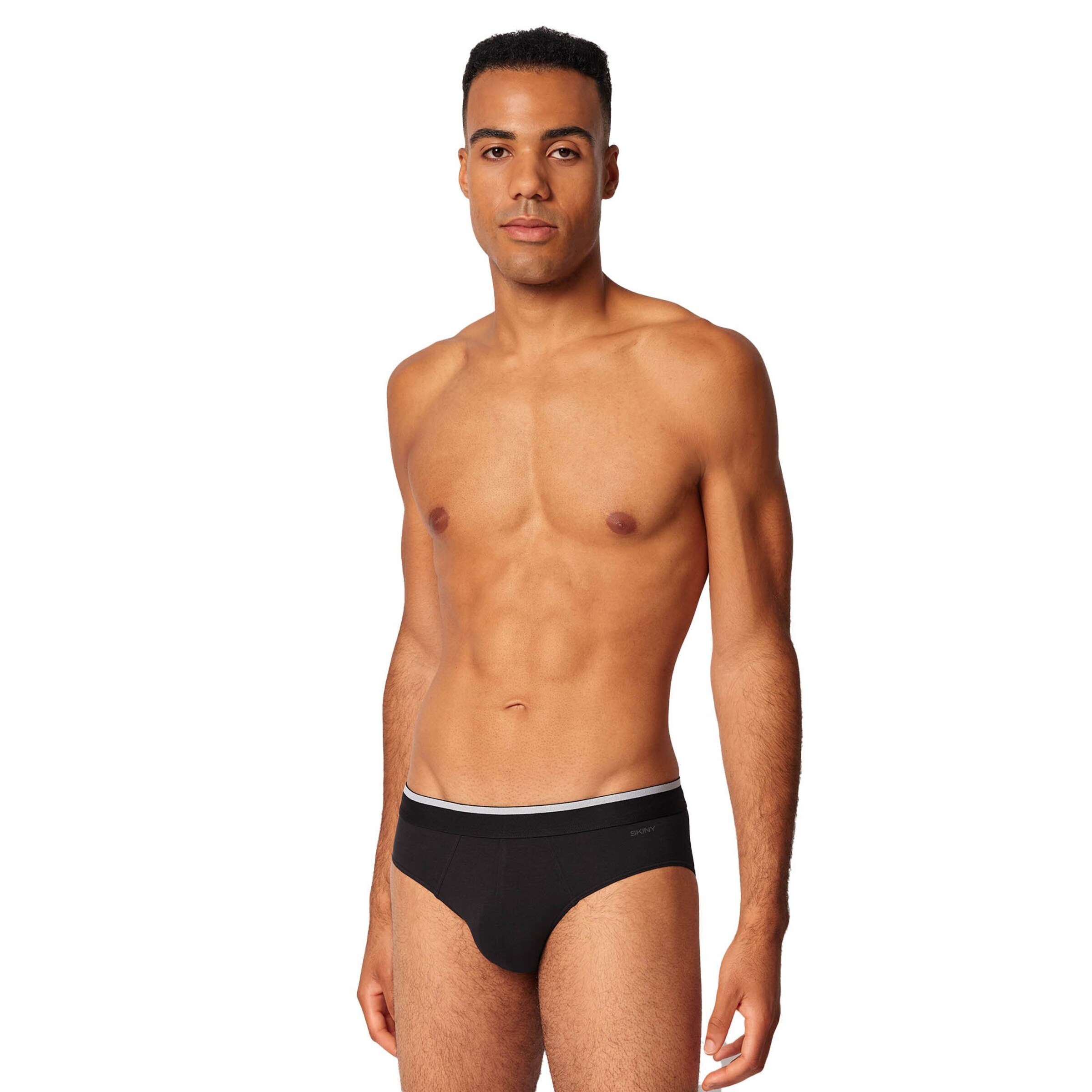 Slip Skiny en bleu : devant