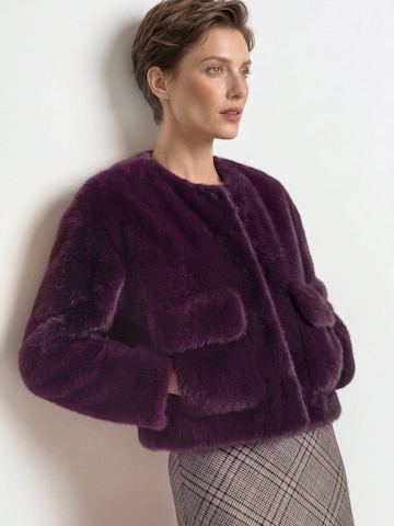 Rich & Royal Between-season jacket in Purple: front