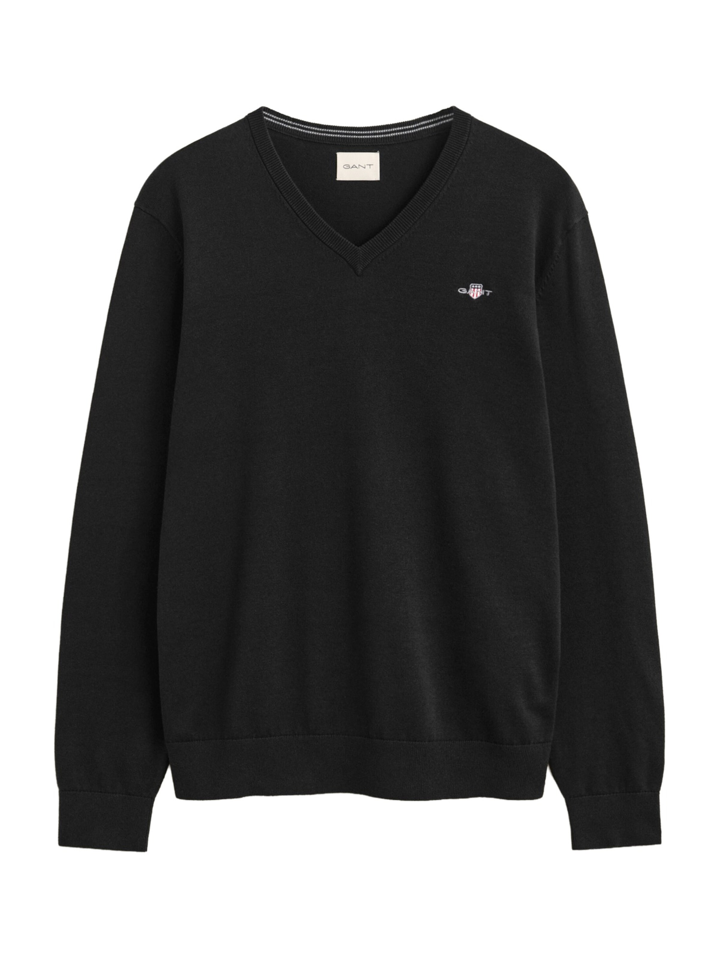 GANT Sweter 'Classic' w kolorze czarny: przód