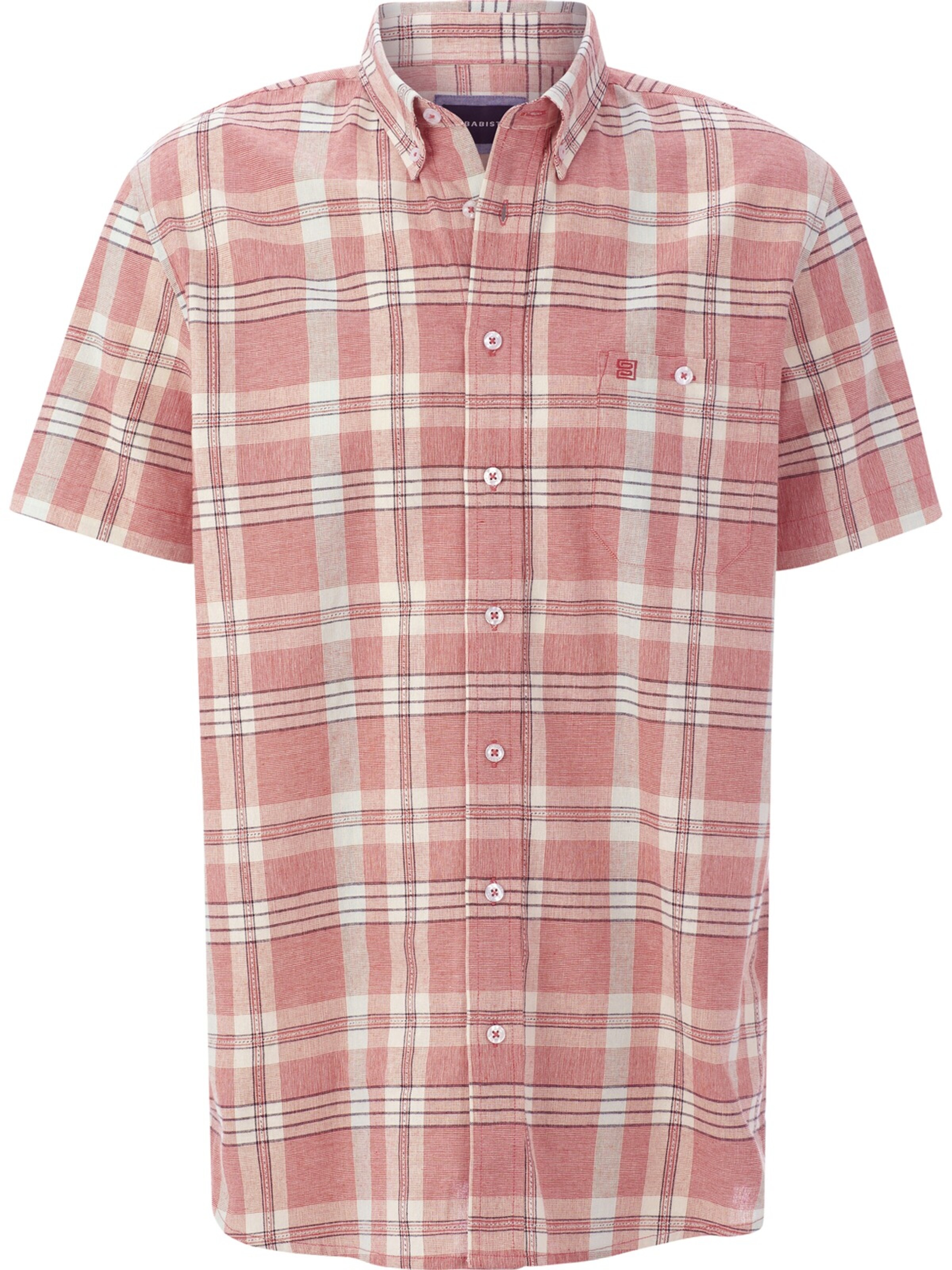 BABISTA Regular Fit Kurzarmhemd 'Warlor' in Rot: Vorderseite