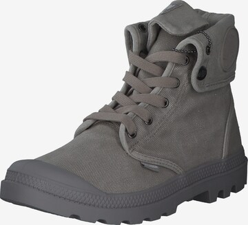 Bottes à lacets '02353' Palladium en gris : devant