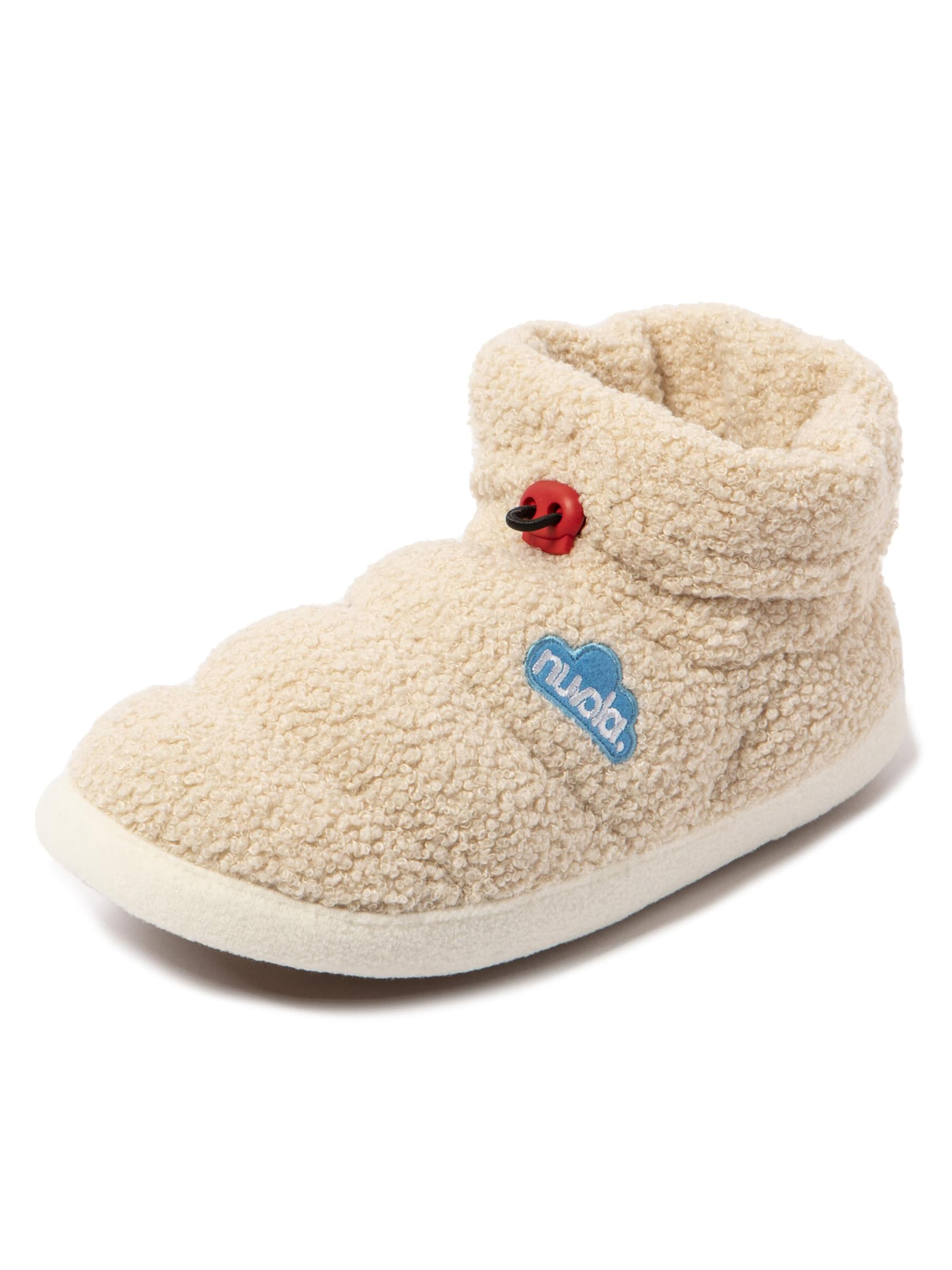Nuvola. Huisschoenen 'Boot Home Sheep' in Beige
