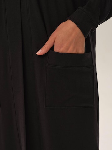 ESOTIQ - Albornoz corto 'Jersey-Hausmantel lang mit offener Front und Taschen Joyland S' en gris