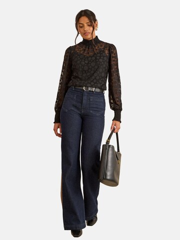 love & roses Blouse in Black: front