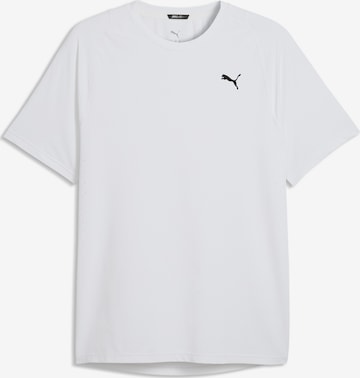 T-Shirt fonctionnel 'Pwrmode' PUMA en blanc : devant