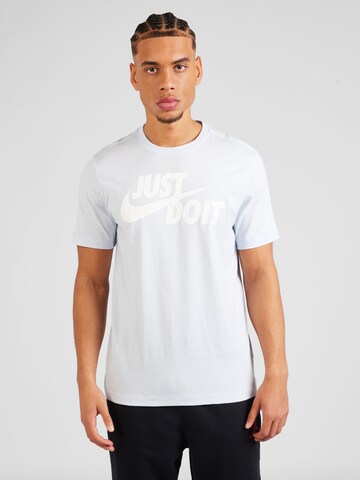 Nike Sportswear - Regular Fit Camisa em cinzento: frente