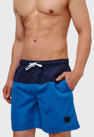 INDICODE JEANS Zwemshorts 'Pruitt' in Blauw