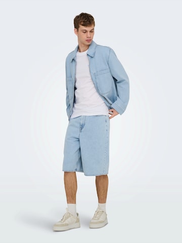 Wide leg Jeans 'ONSREMI' di Only & Sons in blu