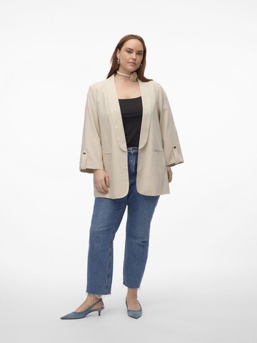 Vero Moda Curve Blazer 'DINNA' in Beige