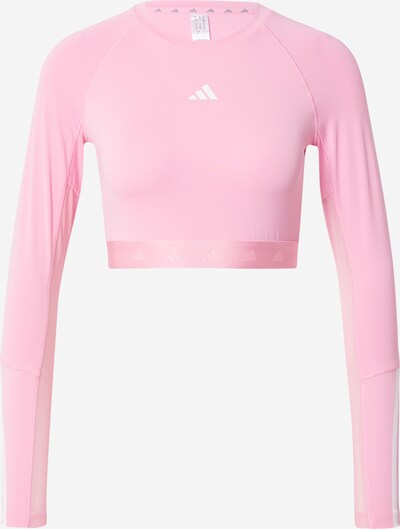 Sportiniai marškinėliai 'HYGLM' iš ADIDAS PERFORMANCE, spalva – rožių spalva / balta, Prekių apžvalga
