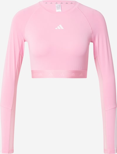 ADIDAS PERFORMANCE T-shirt fonctionnel 'HYGLM' en rose / blanc, Vue avec produit