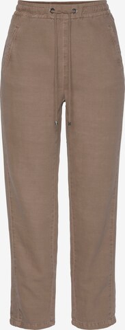 MAC Regular Pants in Brown: front