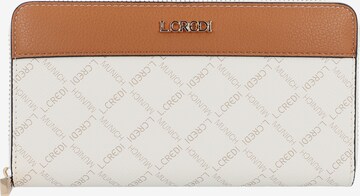 L.CREDI Wallet 'Filiberta' in White: front