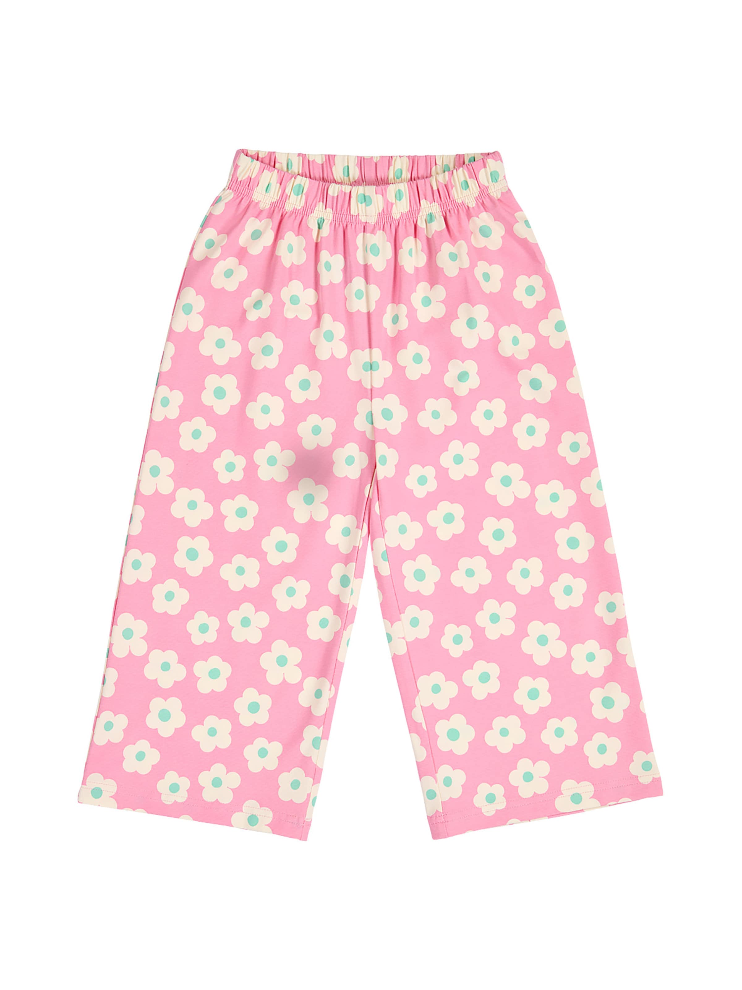 Wide leg Pantaloni di Fred's World by GREEN COTTON in rosa: frontale