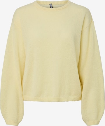 PIECES Pullover 'PCIda' in Gelb: Vorderseite