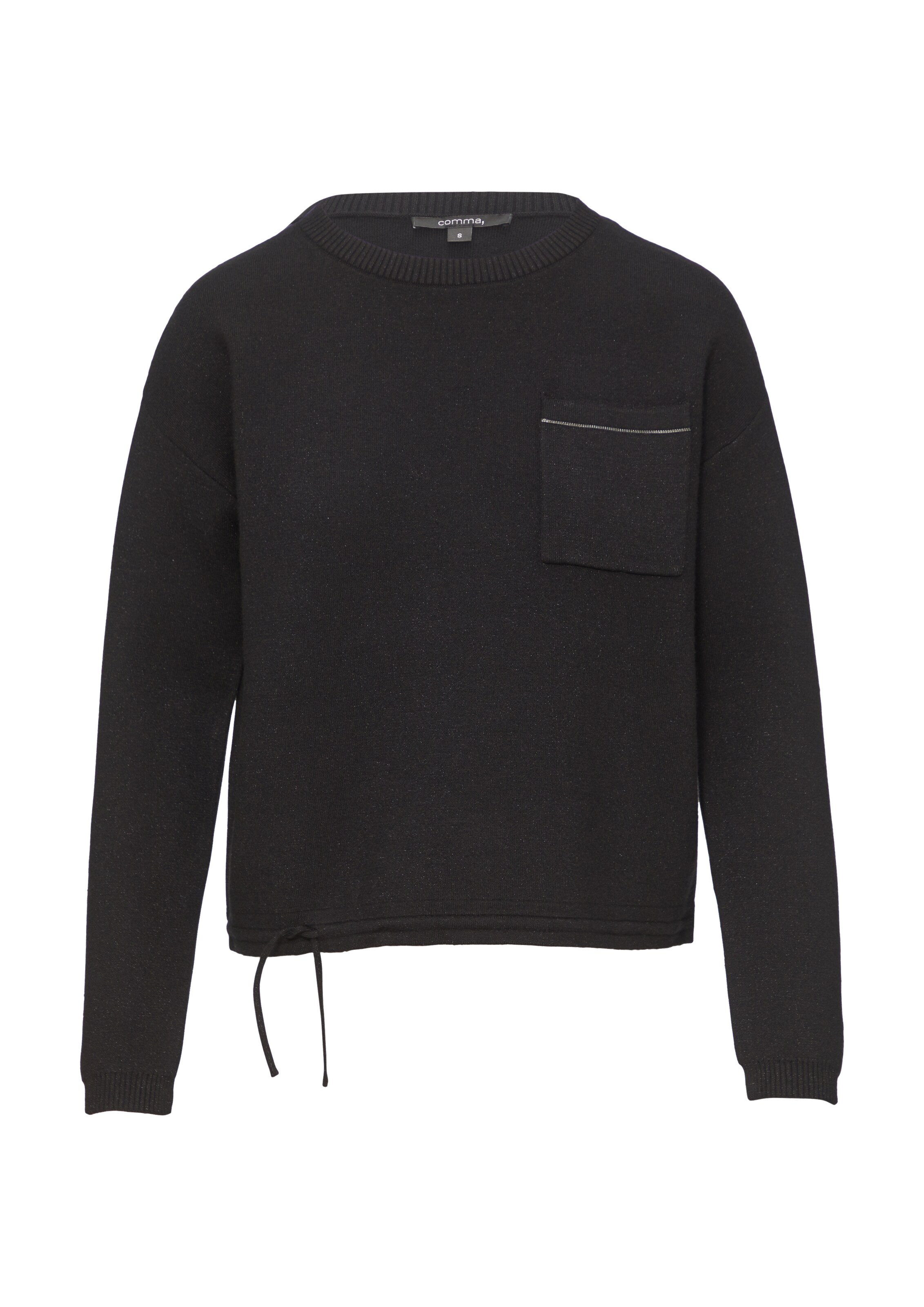 COMMA Trui in Zwart: voorkant