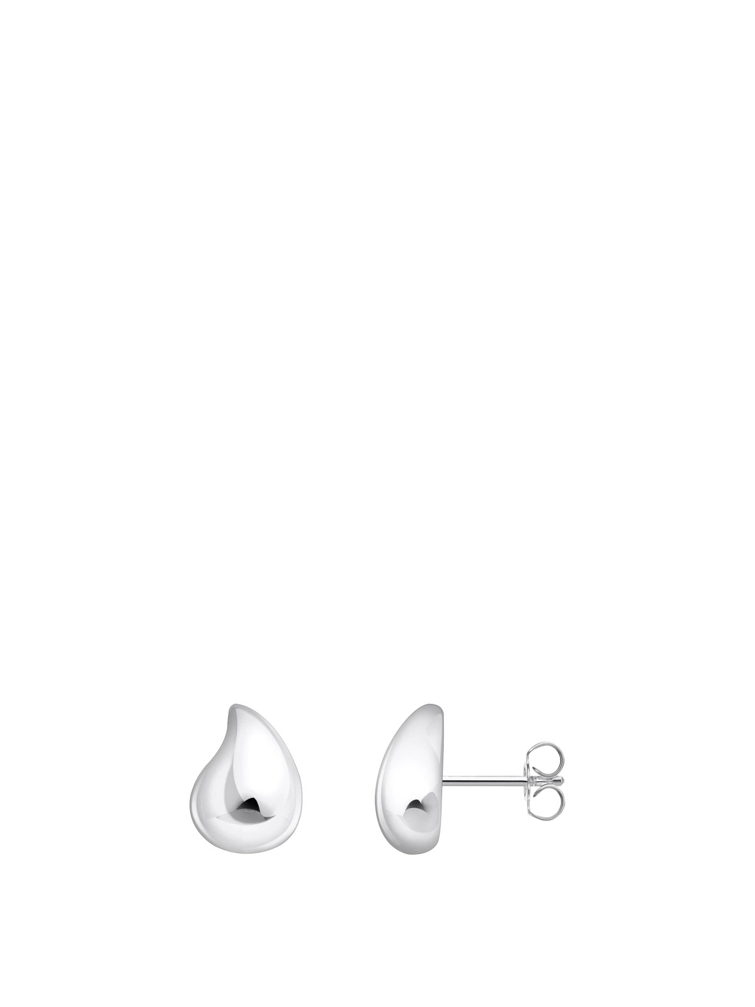 Thomas Sabo Earrings 'Ohrringe Bio Tropfenform Silber Klein' in Silver: front