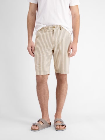 LERROS Regular Chino Pants in Beige: front