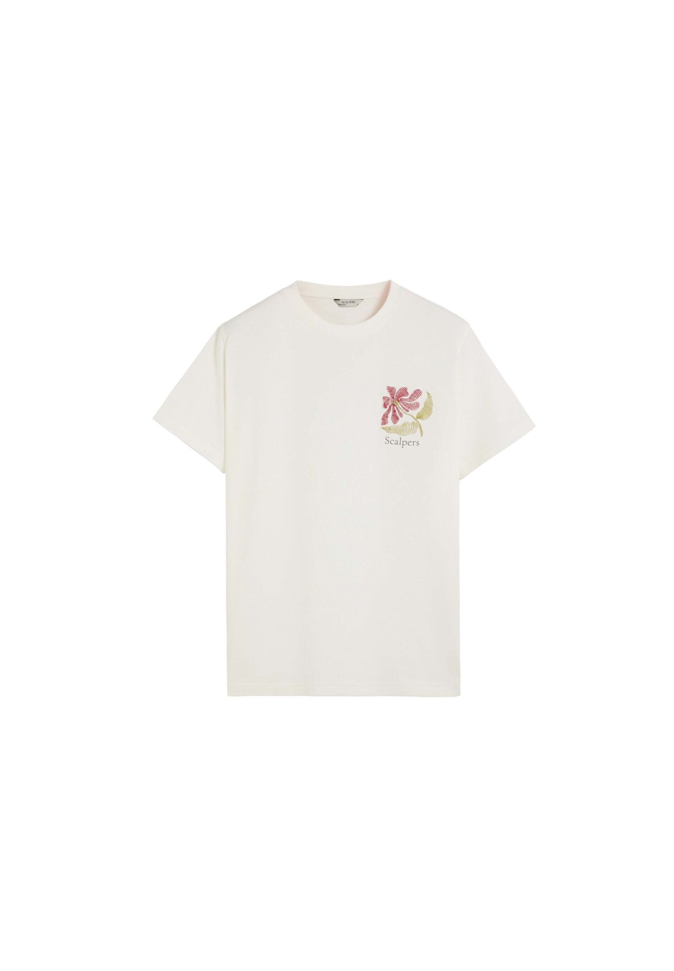 Scalpers Shirt in Wit: voorkant