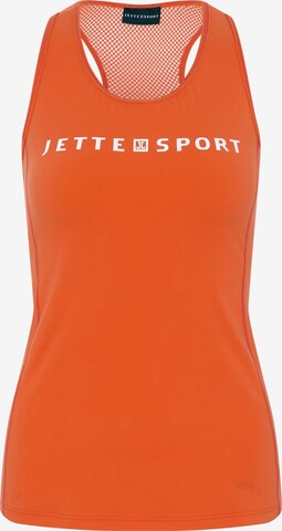 Jette Sport Top in Orange: front