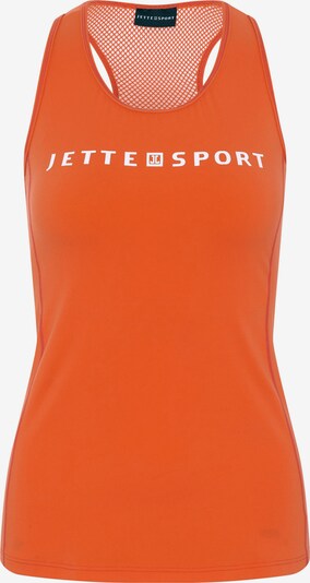 Jette Sport Top in hellorange / weiß, Produktansicht