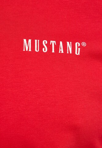 MUSTANG T-Shirt 'Austin' in Rot
